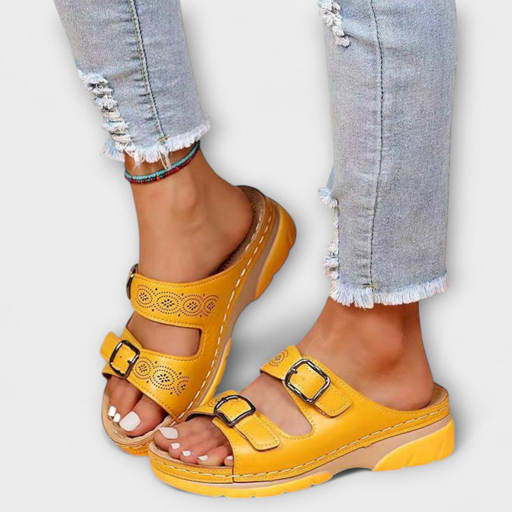 Sandales orthopédiques en cuir