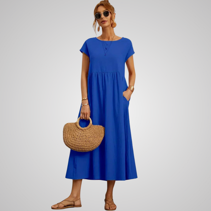 Robe en coton légère avec poches Sarina™