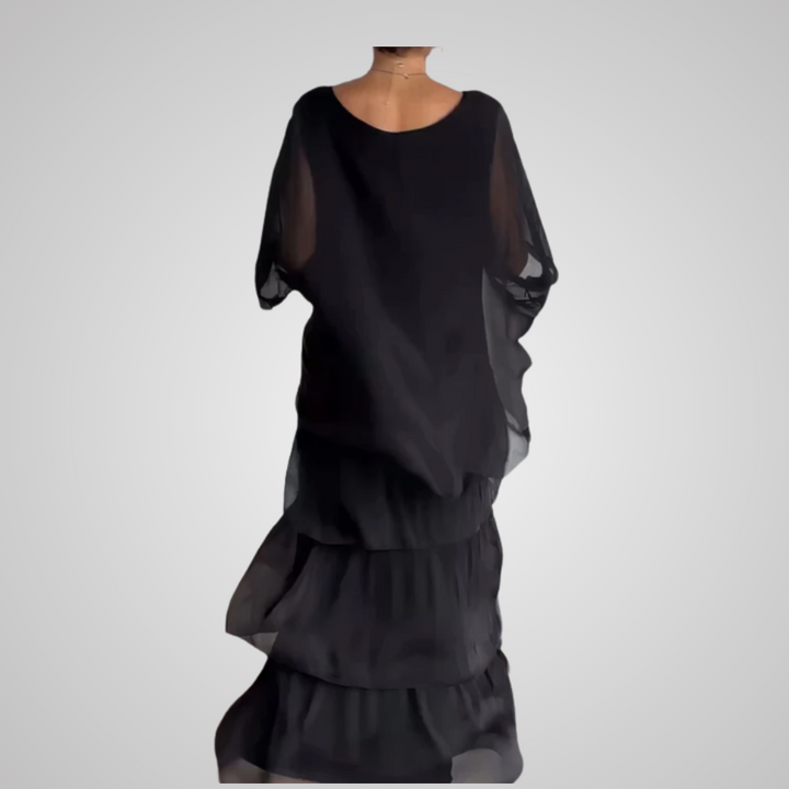 Caroline | Robe Maxi à Col Rond Ample