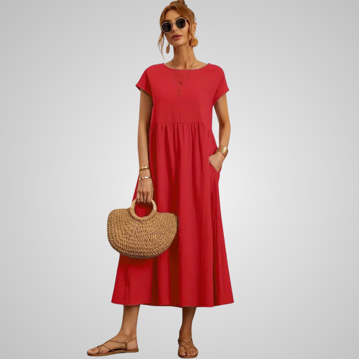 Robe en coton légère avec poches Sarina™