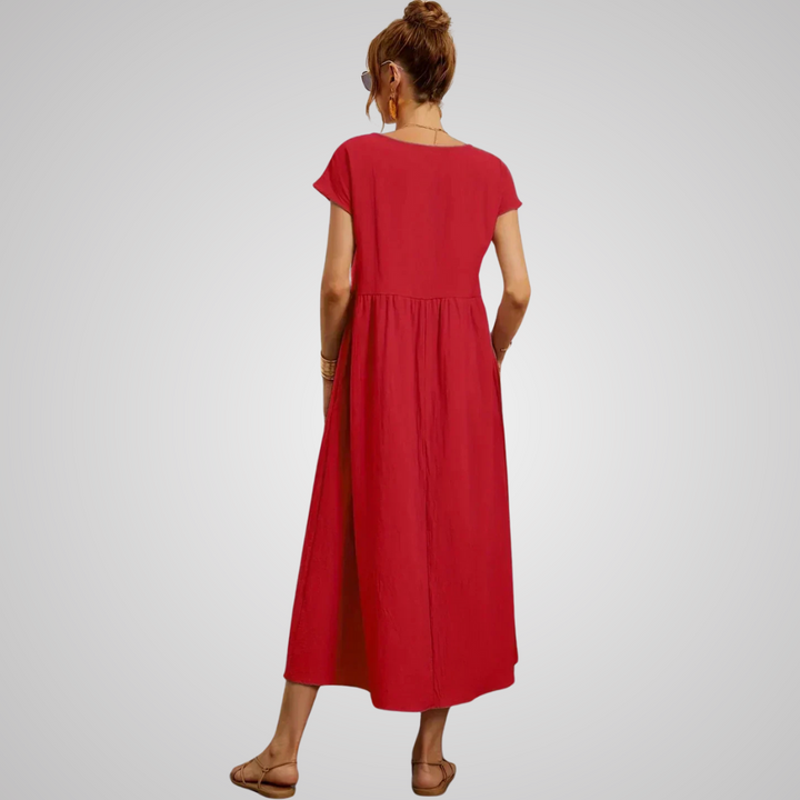 Robe en coton légère avec poches Sarina™