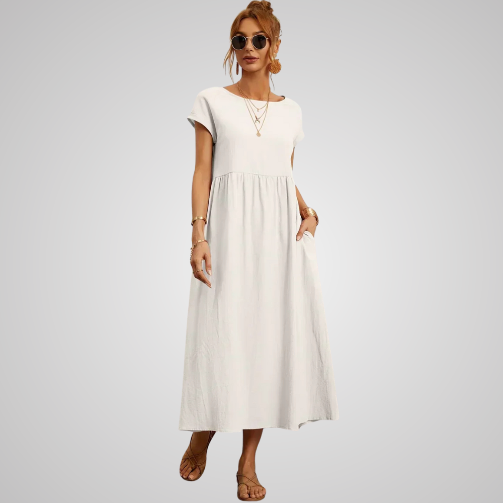 Robe en coton légère avec poches Sarina™