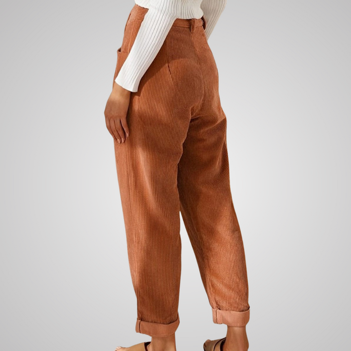JULIA | Élégants pantalons en velours côtelé