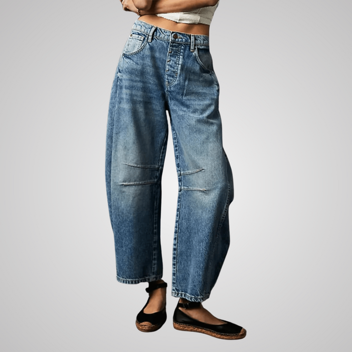 Salomé｜Jean coupe large confortable