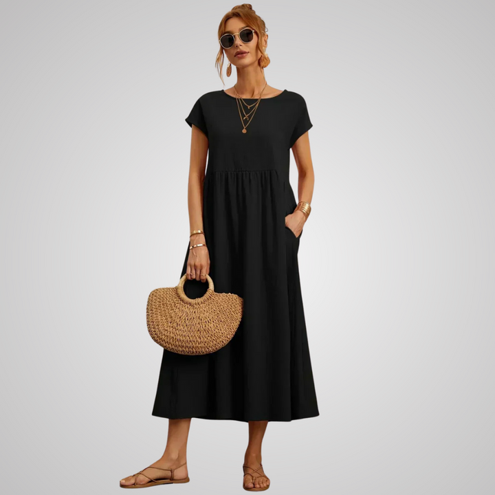 Robe en coton légère avec poches Sarina™