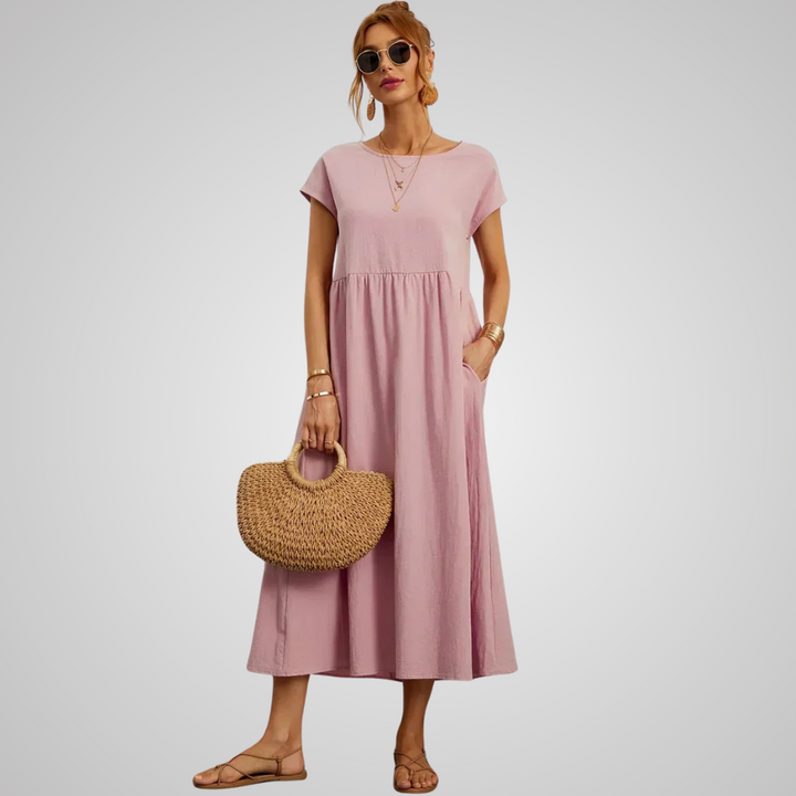Robe en coton légère avec poches Sarina™