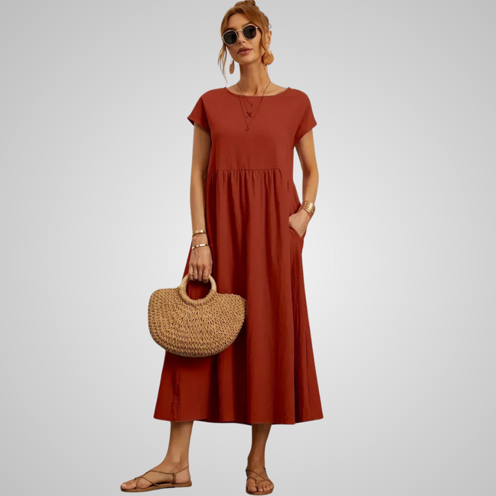 Robe en coton légère avec poches Sarina™