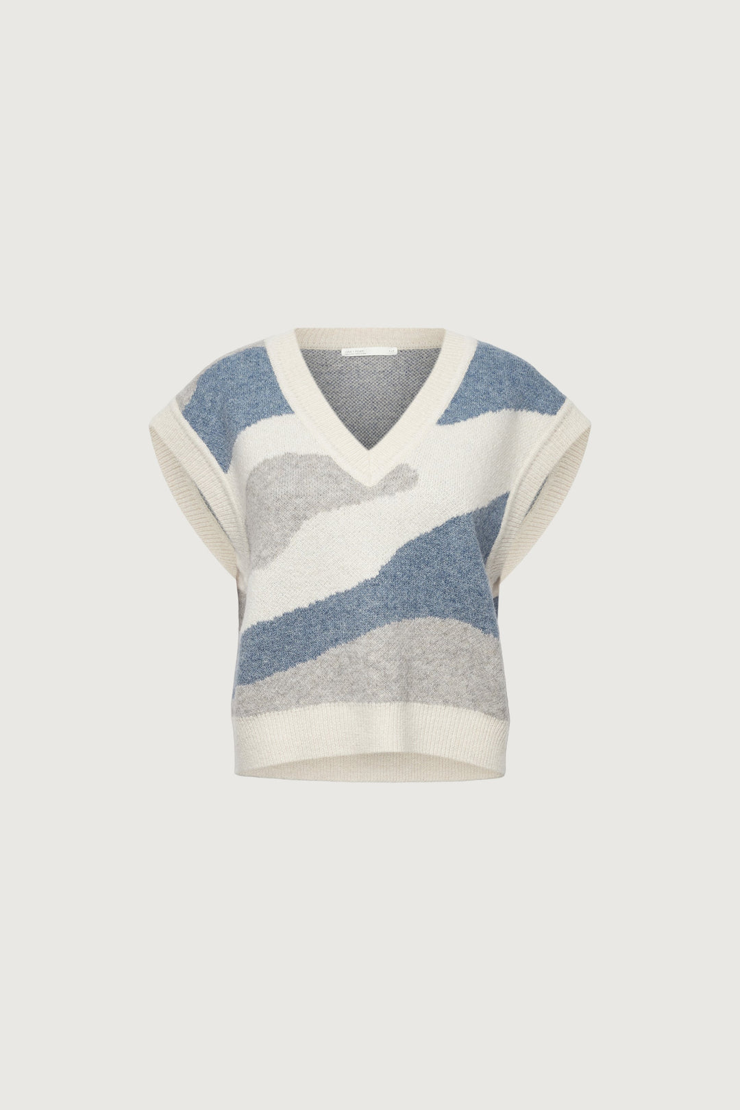 INTARSIA KNIT VEST