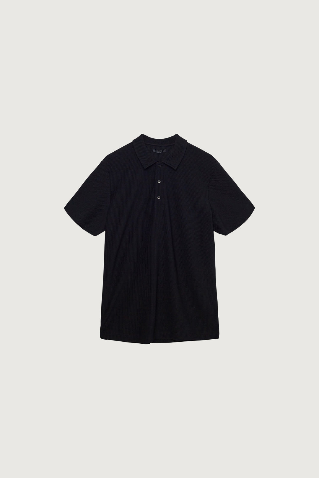 RIBBED POLO T-SHIRT