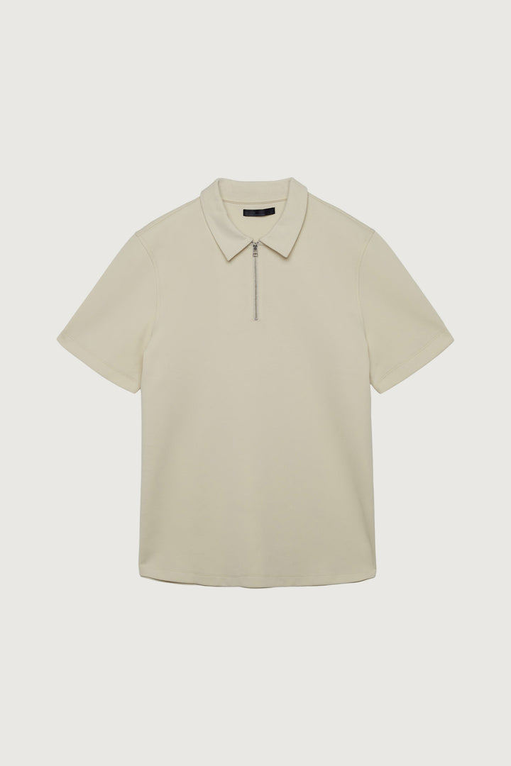 HALF ZIP POLO T-SHIRT