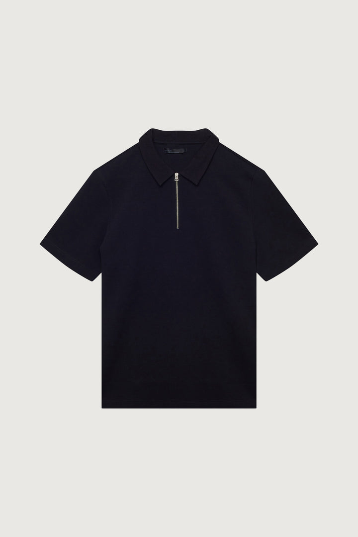 HALF ZIP POLO T-SHIRT